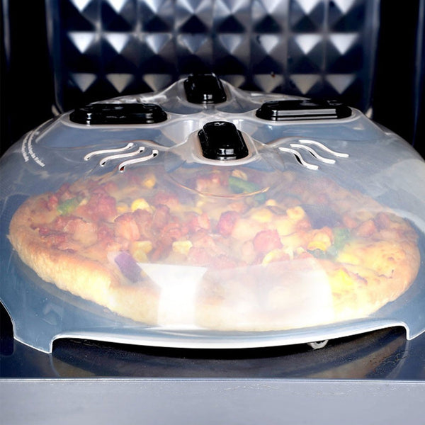 Microwave Splatter Cover Food Splash Lid with Steam Vent Clear Microwave Plate Cover
