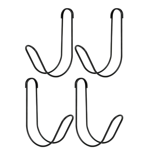 2PCS Metal Garden Hose Hangers Wall Mount Water Hose Storage Hooks Yard Organiser