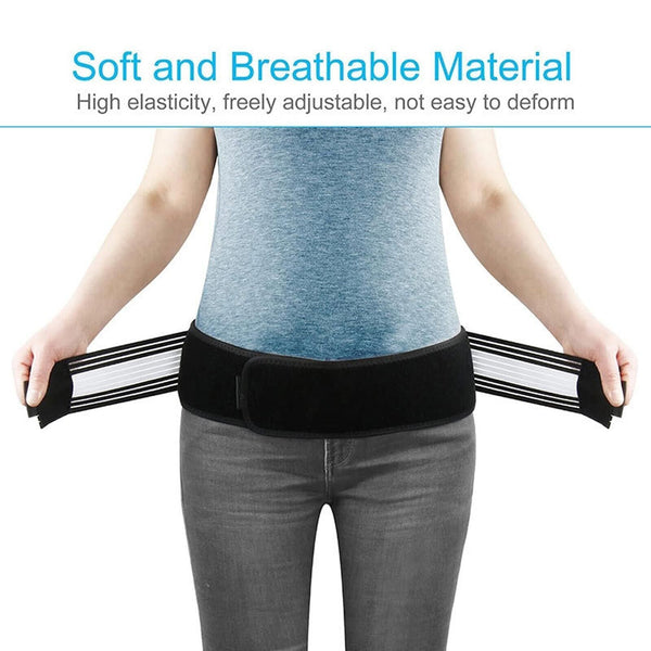 Sacroiliac Joint Belt Lower Support Lumbar Back Brace for Men and Women Hip Pain