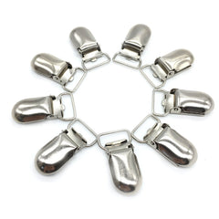 20Pcs Metal Suspender Clips Holder Lead Clips Holder Buckle For Mattress Braces