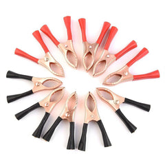 20x Car Alligator Clips 30A Battery Clamps/Crocodile Clip Alligator Clip 70mm AU