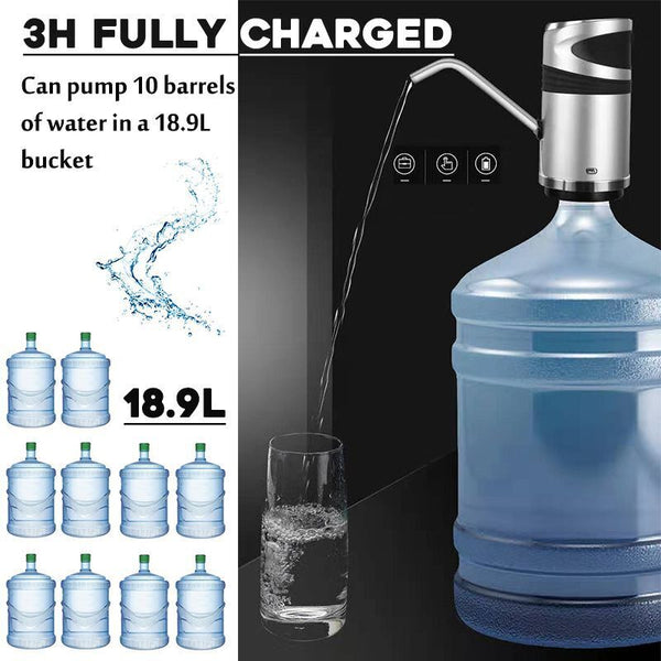5W Gallon USB Portable Water Bottle Jug Dispenser Automatic Electric Switch Pump