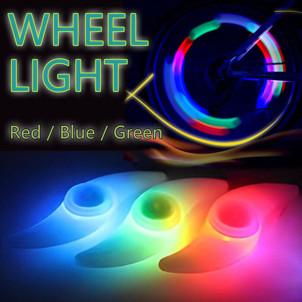 Bike Bicycle Wheel LED Cycling Spoke Wire Tire Tyre 3 Modes Flash Light Lamp