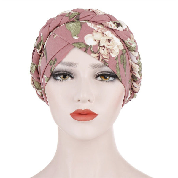 Women's Floral Chemo Cap Cancer Hat Muslim Hair Scarf Turban Hijab Head Wrap NEW