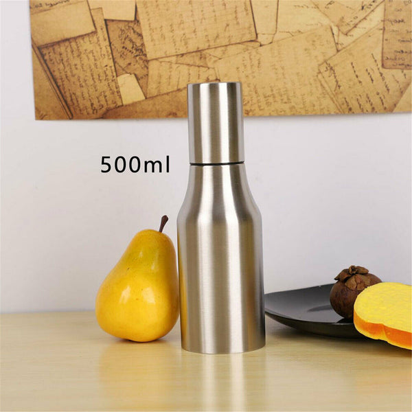 Kitchen Dispenser Bottle Stainless Steel Oil Vinegar 0.5/0.75/1L Leak-proof AUS