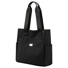 2pcs Waterproof Nylon Shoulder Bag | Multi-Pocket Travel Tote Laptop Work Handbag