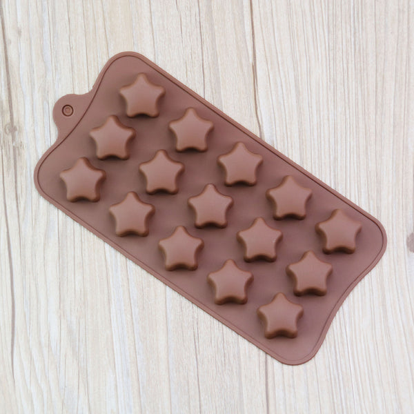3D Star Silicone Mold Cake Chocolate Ice Cube Soap Tray Baking Mould Tools  DIY