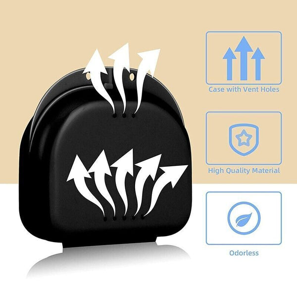 Orthodontic Retainer Box Teeth Mouth Denture Dental Case Guard Storage Sport AU