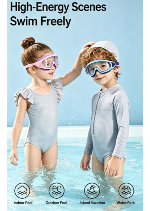 Kids swimming goggles side view