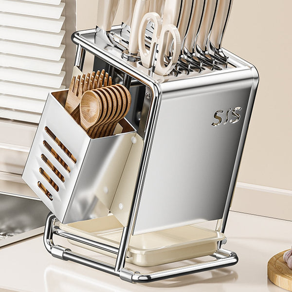 Knife And Chopstick Holder Knife Holder Knife Block Kitchen Knife Rack Premium