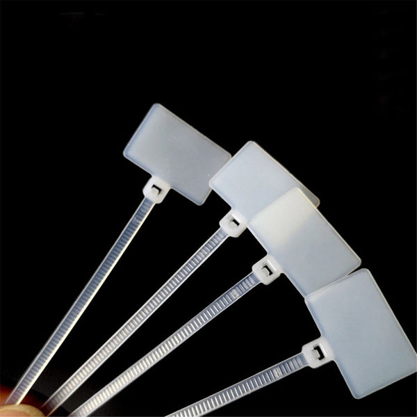UP TO 300pcs 20 x 13MM Ethernet Wire Zip Cable Ties Tie Mark Tags Nylon Label AU