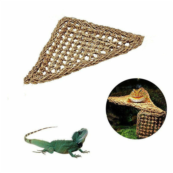 Reptile Hammock Lounger Lizard Basking Platform Dragon Hanging Swing Bearded AU