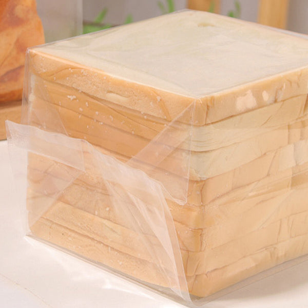 50pcs Resealable Clear Bread Toast Bags Airtight Food Storage Pouches Bakery