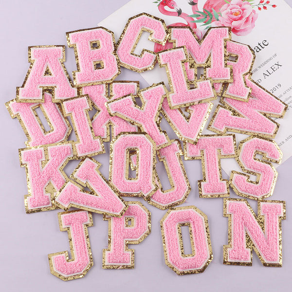 26PCS A-Z Embroidery Letter Patches – Iron-On Alphabet DIY Patches