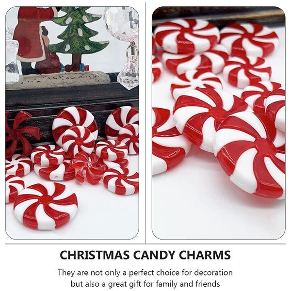 Upto50x Decor Home Candy Cane Pendant Party Christmas Tree Hanging Xmas Ornament