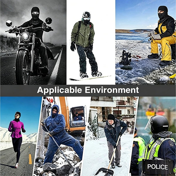 Balaclava Winter Thermal Fleece Hood Cap Ski Sports Face Mask Hat Neck Warmer