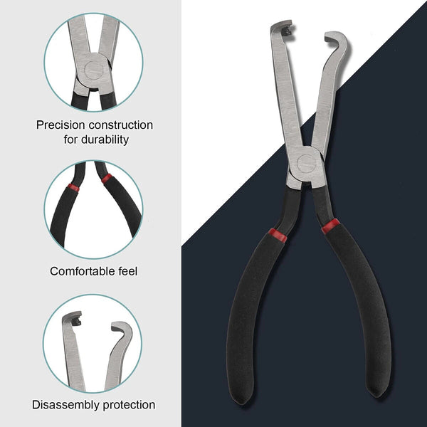 2PCS 8 Inch Electrical Disconnect Pliers Automotive Connector Removal Tool