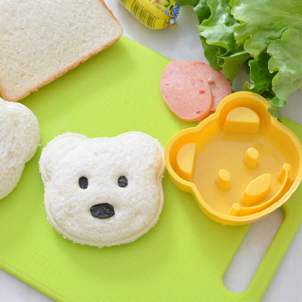Bear Cake Maker Mould Bread Cookie Toast Sandwich Bento Tool DIY Cutter Mold