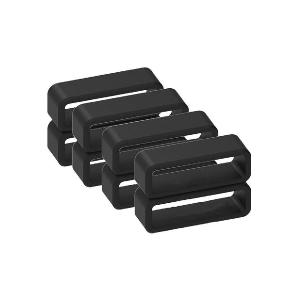 Silicone Watch Strap Loops Replacement Rubber Band Keeper Rings