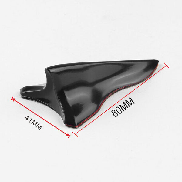 10PCS Vortex Generator Diffuser Car Shark Fin Bumper ABS Black Roof Spoiler