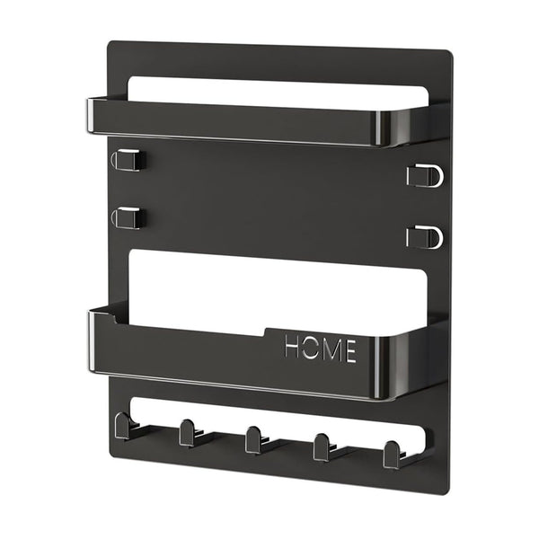 Wall Mounted Bedside Organizer Shelf | Space Saving Storage Rack for Phone & Accessories