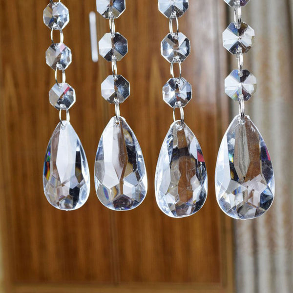 Hanging Bead Curtain Bead Acrylic Crystal Chandelier Pendants Parts Beads Weddin