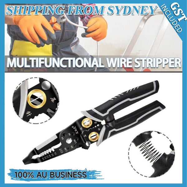 Multi-Function Wire Cutter Wire Crimper Cable Stripper Hand Tool Wiring Tools AU