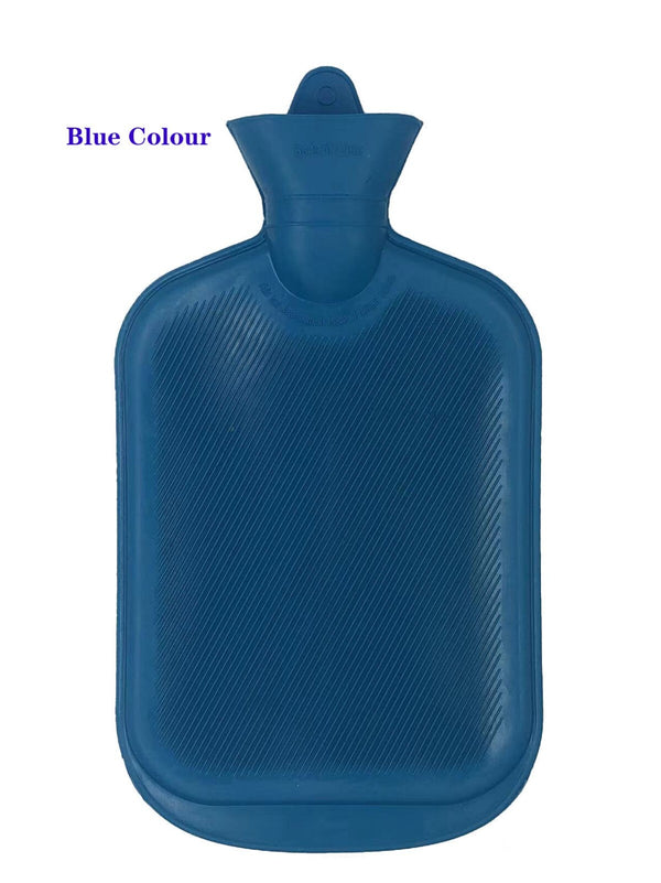 2L Hot Water Bottle Winter Warm Natural Rubber Bag Relaxing Warmer and COVER