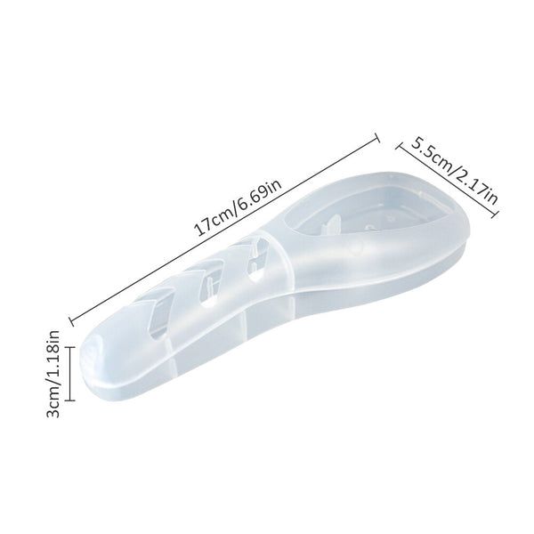 Transparent Razor Travel Case – Dustproof Razor Storage Box