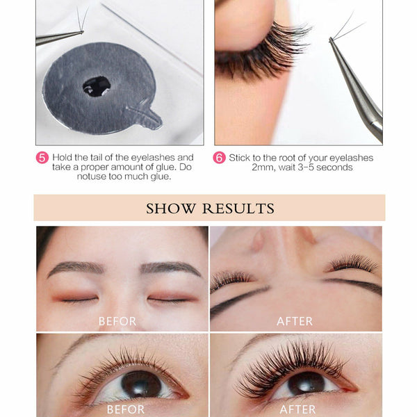 Lash Extension Kit DIY Clusters Eyelash Extension Kit,Individual Lashes Clusters