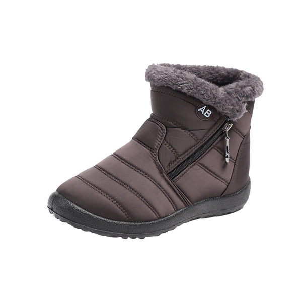 Winter Snow Boots Warm Fur Lined Ankle Boots Non Slip Casual Shoes for Men Women