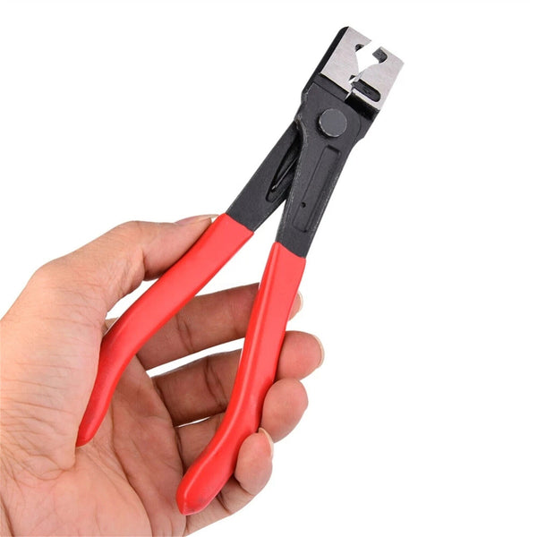 Hose Clamp Clip Plier Set Swivel Jaw Flat Angled Band Automotive Tool Set Red AU