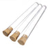50PCS Clear Plastic Test Tubes with Cork Stoppers Wedding Favor Candy Bottles