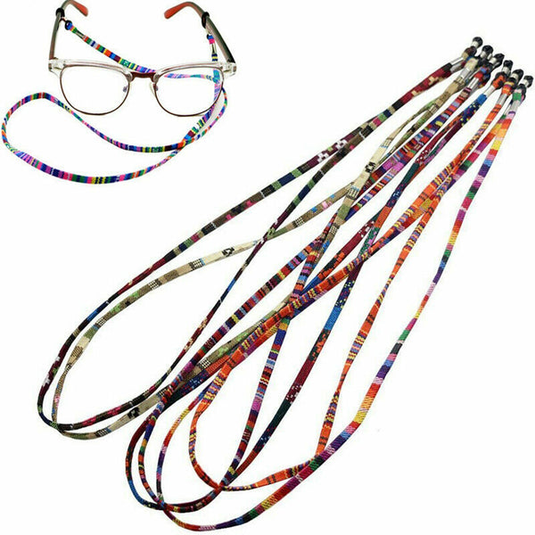 10Pcs Colorful Sunglasses Strap Eyeglass Chain Reading Glasses Holder Neck Cord
