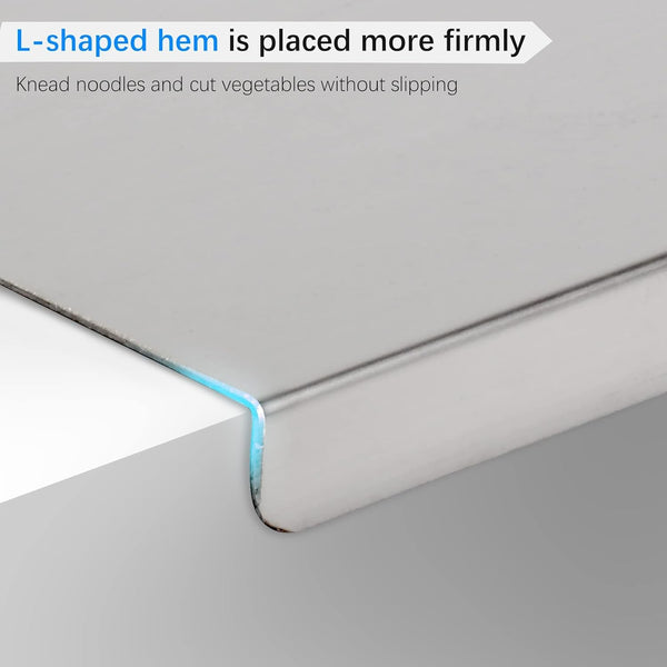 304 Stainless Steel Cutting Chopping Board Pastry Bench Protector Large Board AU