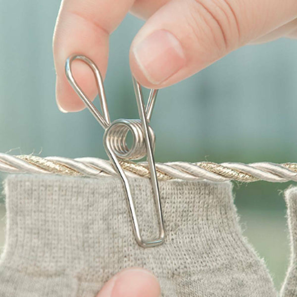 Stainless Steel Clothes Pegs Rustproof Laundry Hanging Clips