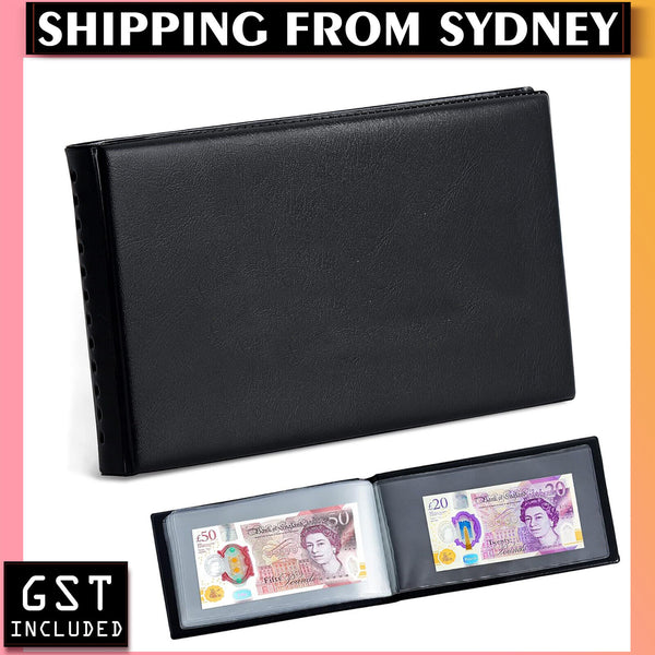 Banknote Currency Collecting Album,Dollar Bill Holders World Money Storage Book