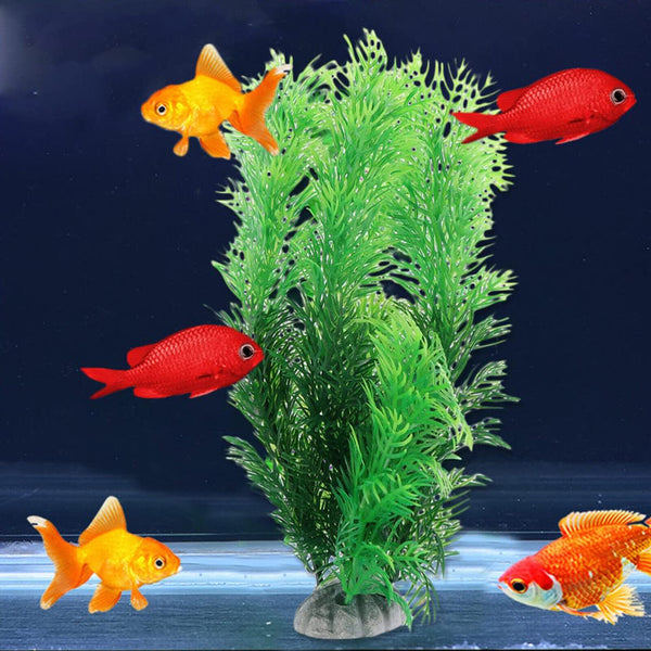 Artificial Fake Plastic Water Grass Plants For Fish Aquarium Ornament