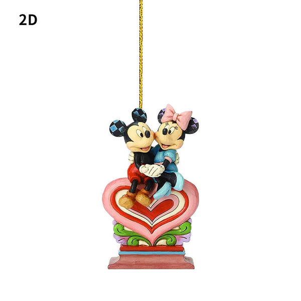 Christmas Tree 2D Disney Acrylic Ornaments Xmas Pendants Hanging Kids Gift DecOD