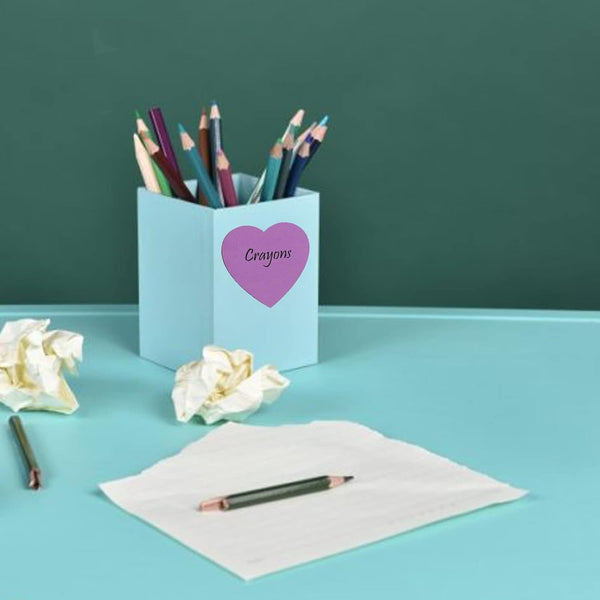1080PCS Heart Shaped Sticky Notes Strong Adhesive Self Stick Memo Pads