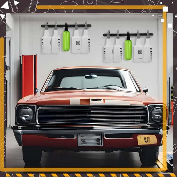 Wall Mounted Spray Bottle Holder Aerosol Can Storage Rack Garage Organiser