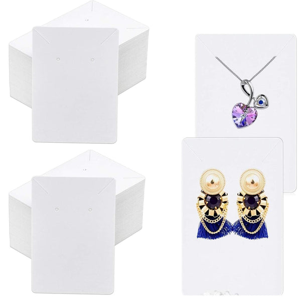 Jewellery Cardboard Display Cards Necklace Stud Earring Cards Display