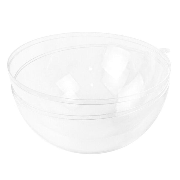Up to 100x Clear Plastic Ball Christmas Baubles Fillable Xmas Tree Ornament Deco