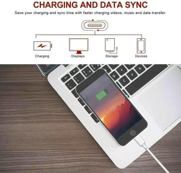 iPhone cable for charging and data sync