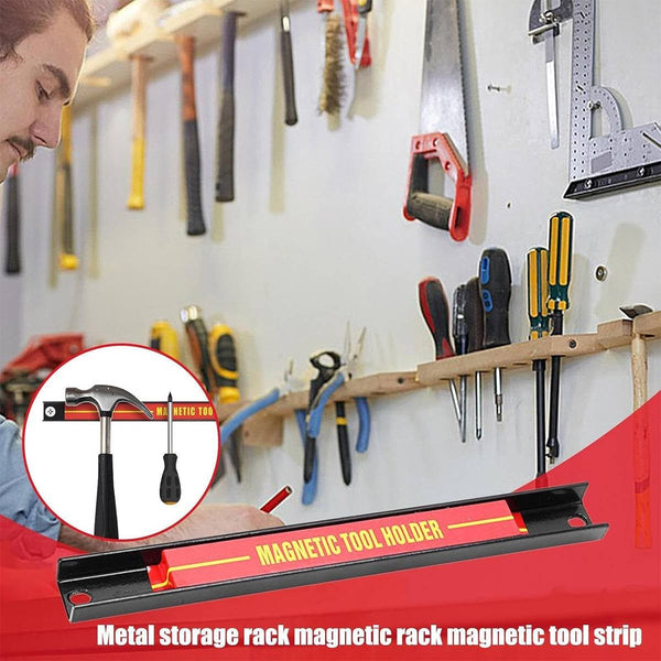 Magnetic Tool Holder Strip Tool Bar Strip Magnetic Knife Rack Workshop Tool Rack