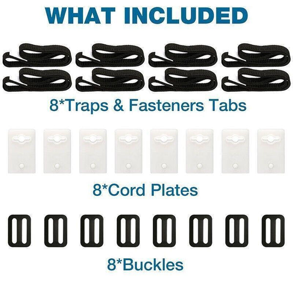 Pool Cover Roller Attachment Straps Kit 8PCS for Swimming Solar Pool Stock AU