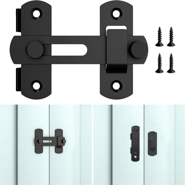 Safety Door Bolt Gate-Latch Stainless Steel Accessories Flip Latch Latch Lock AU