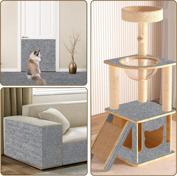 Cat Scratching Pad Sofa Protector Self-Adhesive Cat Scratcher Mat