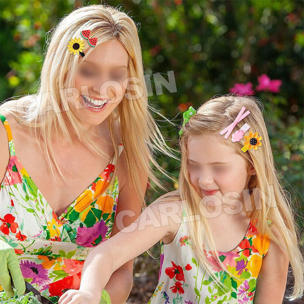 14 PCS Hair Clips Girls Infant Baby Pin Hair Hairpin Toddler Kids Cute OZ