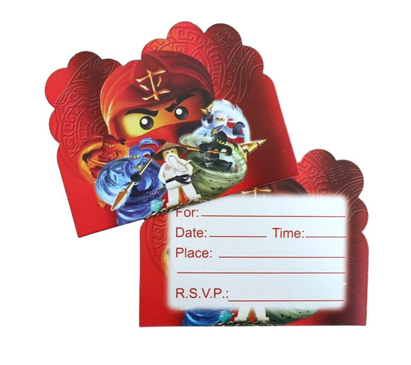 Ninjago Party Tableware Party Supplies Kids Birthday Banner Topper Balloon Plate